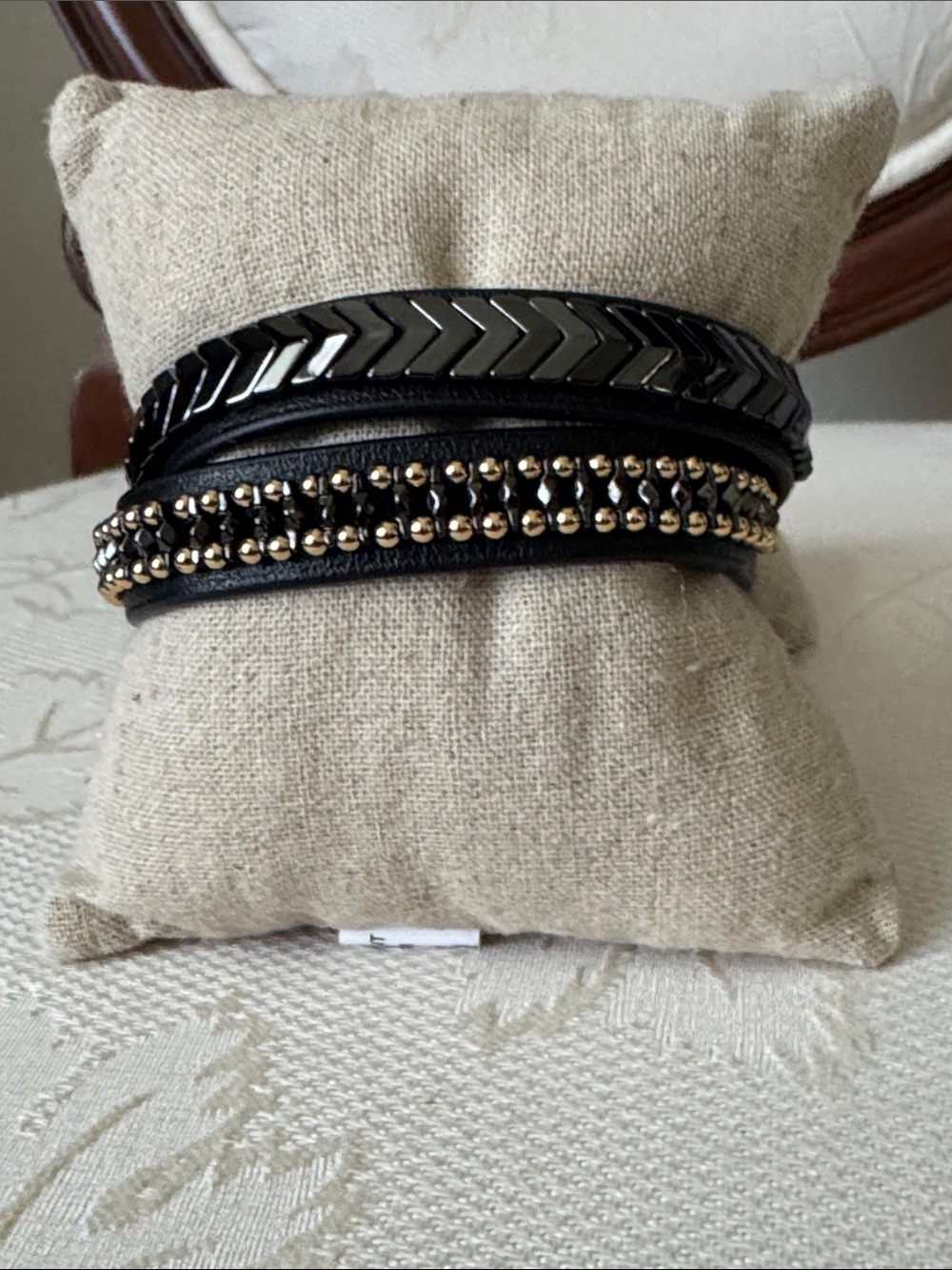 Stella & Dot Gilded Path Wrap Bracelet
